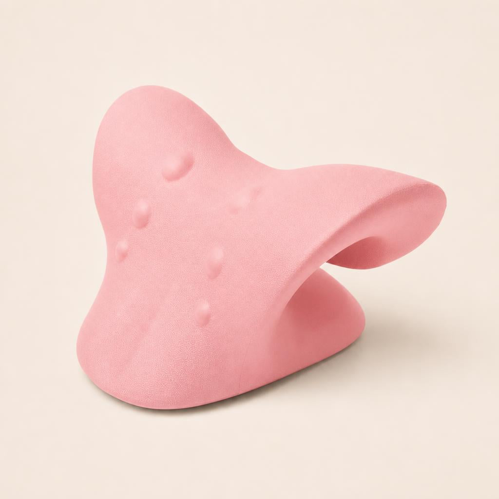 Relajador cervical Cenuno en color rosa